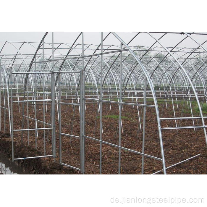 Verzinkter Stahlrahmenrohr für Gewächshaus -Landwirtschaft